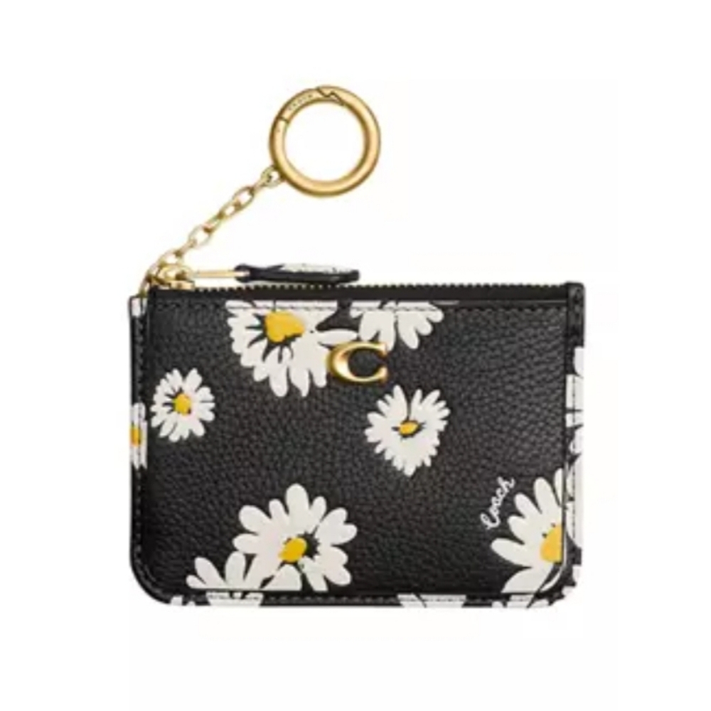 Coach Mini Skinny ID Case With Floral Print